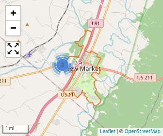 Area schools map